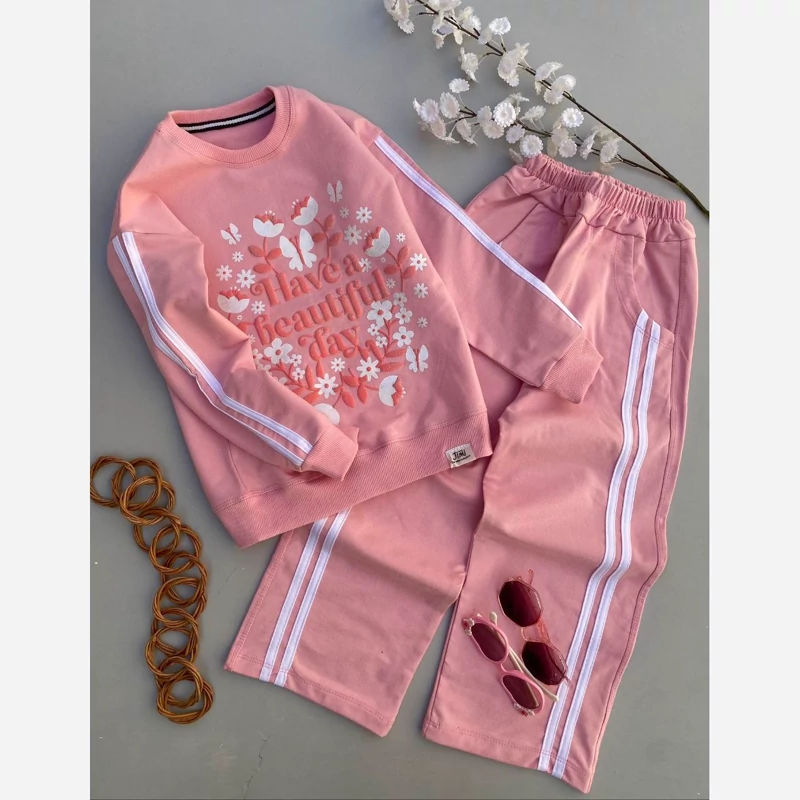 بلوز شلوار ست لش استایل مجلسی دخترانه